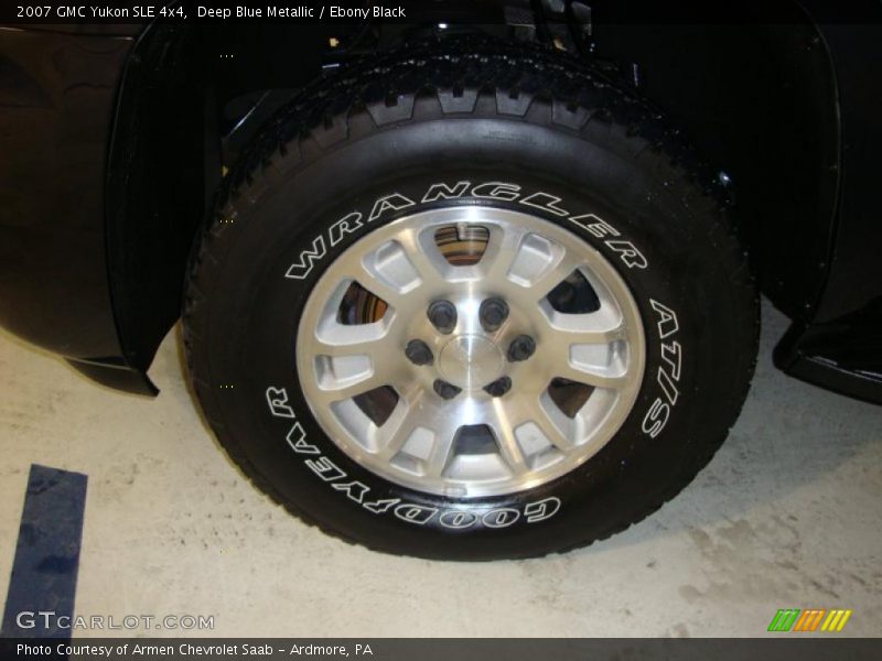 Deep Blue Metallic / Ebony Black 2007 GMC Yukon SLE 4x4