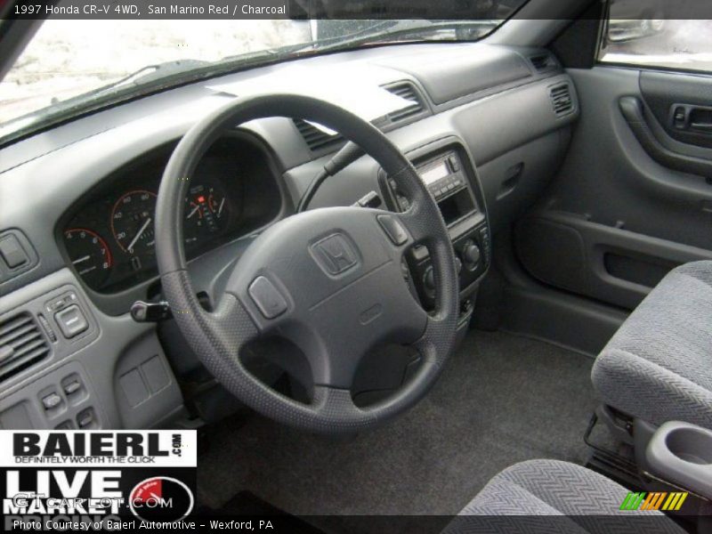 San Marino Red / Charcoal 1997 Honda CR-V 4WD