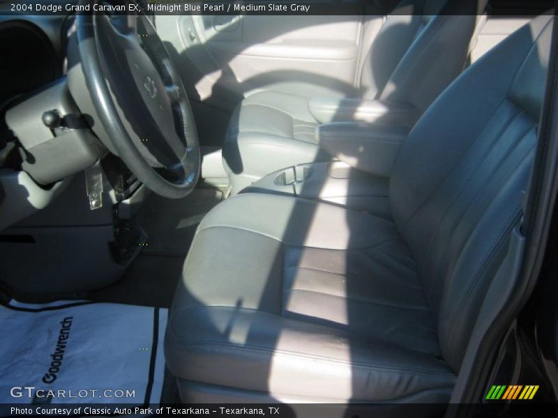 Midnight Blue Pearl / Medium Slate Gray 2004 Dodge Grand Caravan EX