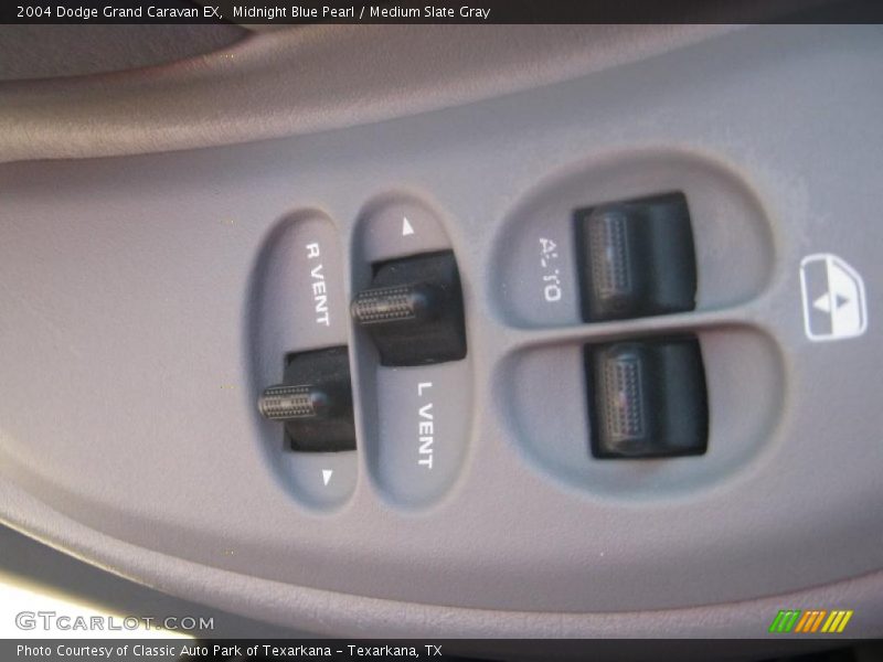 Midnight Blue Pearl / Medium Slate Gray 2004 Dodge Grand Caravan EX