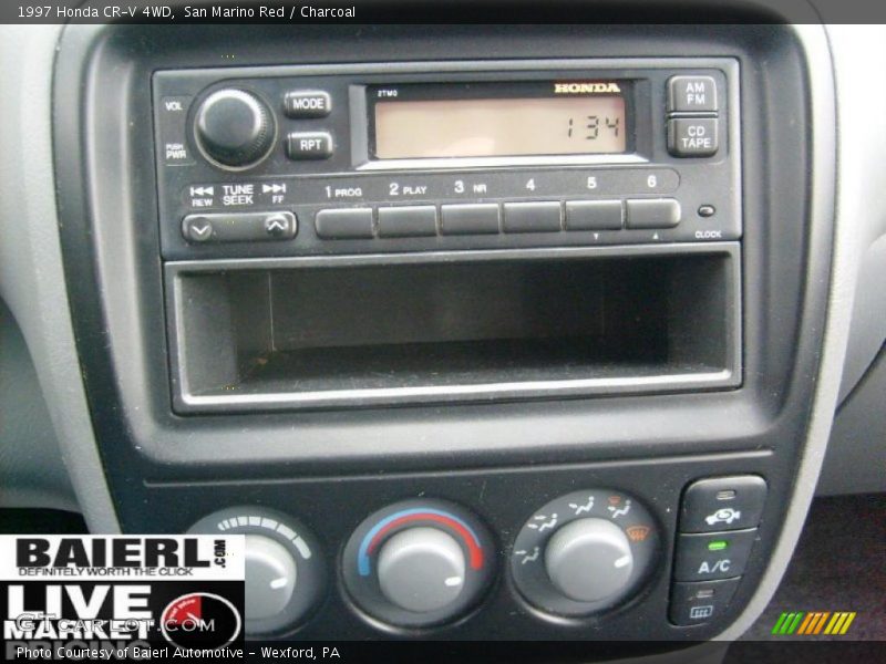 San Marino Red / Charcoal 1997 Honda CR-V 4WD