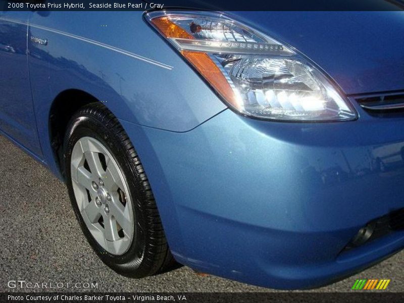 Seaside Blue Pearl / Gray 2008 Toyota Prius Hybrid