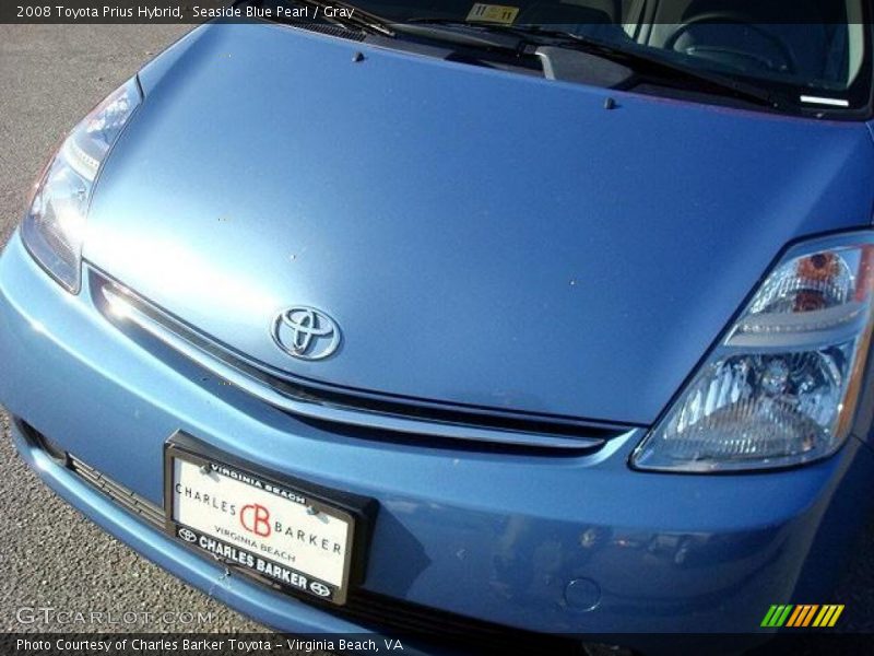 Seaside Blue Pearl / Gray 2008 Toyota Prius Hybrid