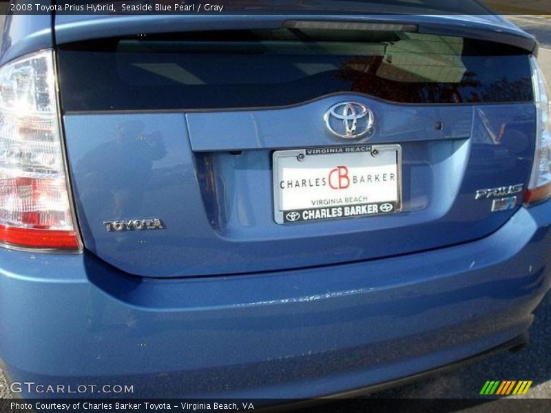 Seaside Blue Pearl / Gray 2008 Toyota Prius Hybrid
