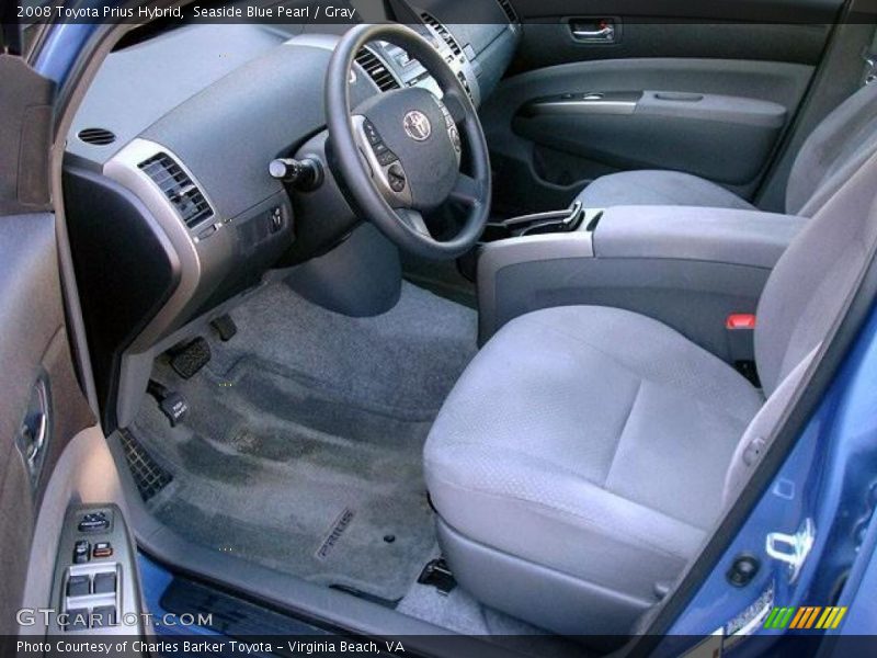 Seaside Blue Pearl / Gray 2008 Toyota Prius Hybrid