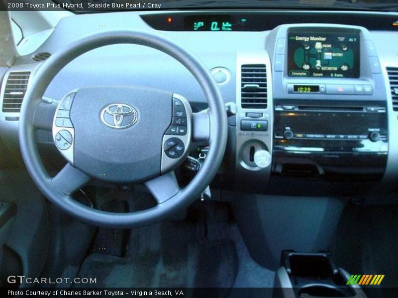 Seaside Blue Pearl / Gray 2008 Toyota Prius Hybrid