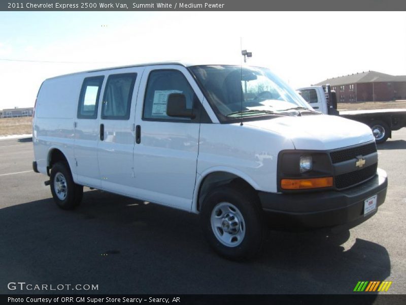 Summit White / Medium Pewter 2011 Chevrolet Express 2500 Work Van