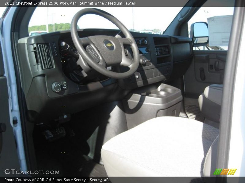 Summit White / Medium Pewter 2011 Chevrolet Express 2500 Work Van