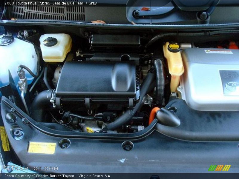 Seaside Blue Pearl / Gray 2008 Toyota Prius Hybrid
