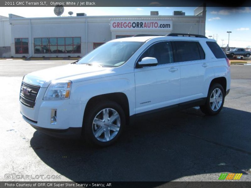 Olympic White / Jet Black 2011 GMC Terrain SLT