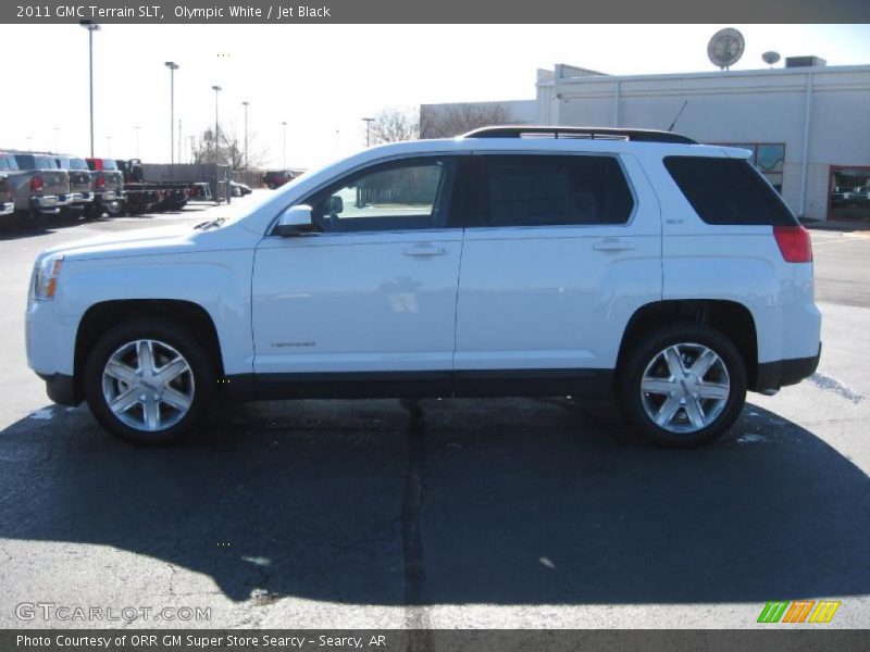 Olympic White / Jet Black 2011 GMC Terrain SLT