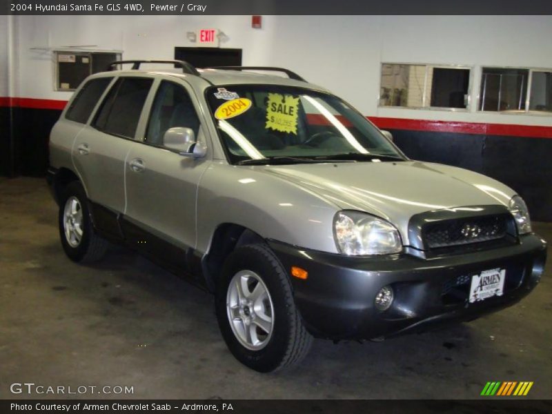 Pewter / Gray 2004 Hyundai Santa Fe GLS 4WD