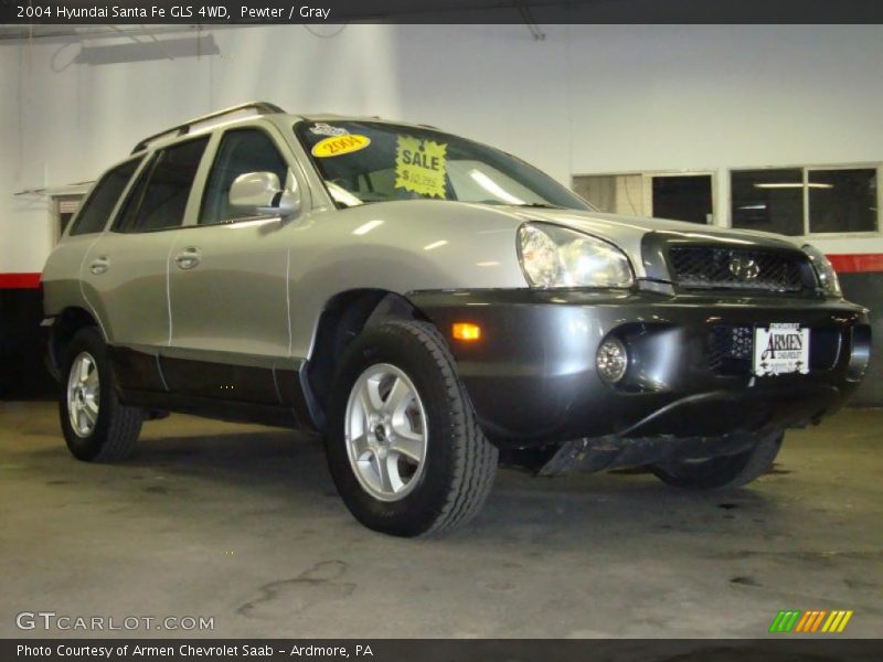 Pewter / Gray 2004 Hyundai Santa Fe GLS 4WD