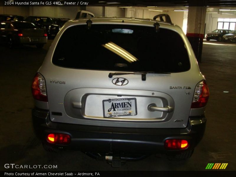 Pewter / Gray 2004 Hyundai Santa Fe GLS 4WD