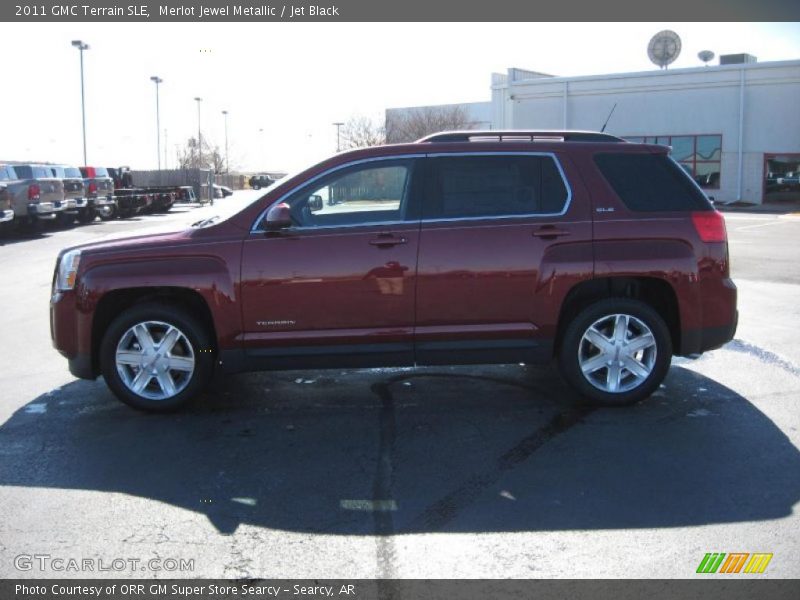 Merlot Jewel Metallic / Jet Black 2011 GMC Terrain SLE
