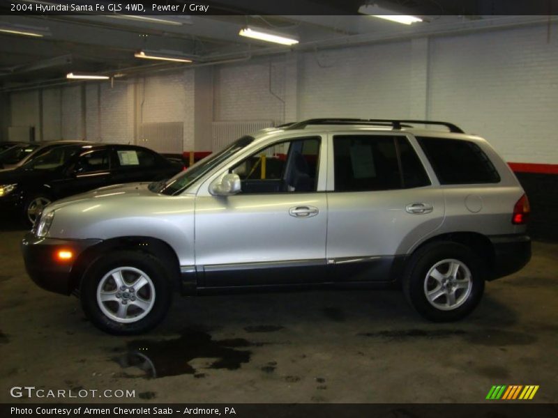 Pewter / Gray 2004 Hyundai Santa Fe GLS 4WD
