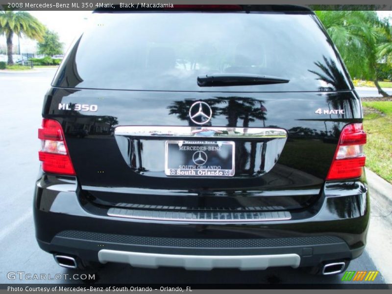 Black / Macadamia 2008 Mercedes-Benz ML 350 4Matic