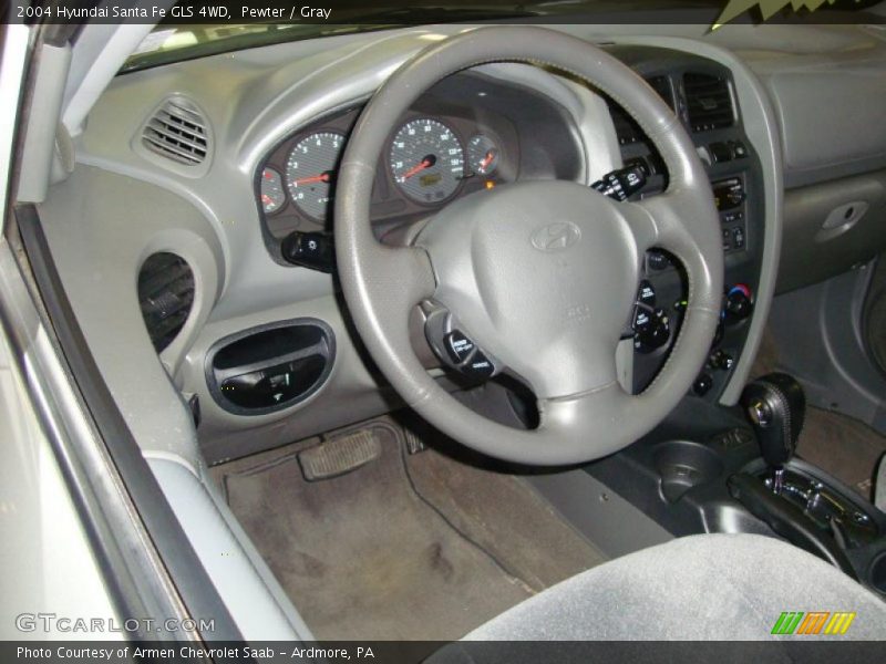 Pewter / Gray 2004 Hyundai Santa Fe GLS 4WD
