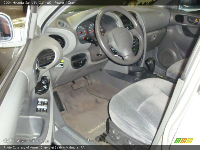Pewter / Gray 2004 Hyundai Santa Fe GLS 4WD