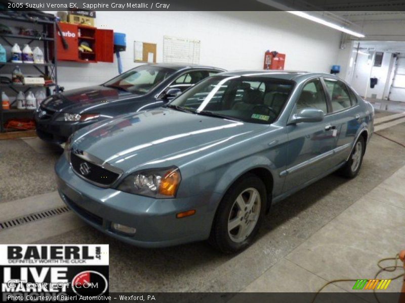 Sapphire Gray Metallic / Gray 2005 Suzuki Verona EX