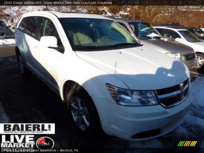 Stone White / Dark Slate Gray/Light Graystone 2009 Dodge Journey SXT