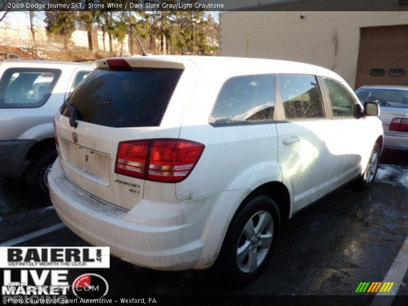 Stone White / Dark Slate Gray/Light Graystone 2009 Dodge Journey SXT