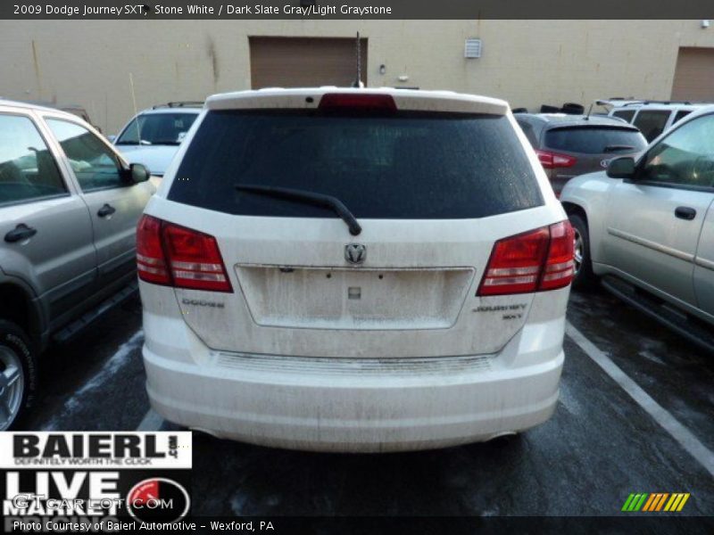 Stone White / Dark Slate Gray/Light Graystone 2009 Dodge Journey SXT