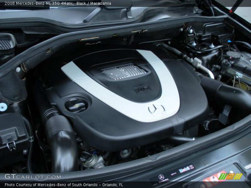 Black / Macadamia 2008 Mercedes-Benz ML 350 4Matic