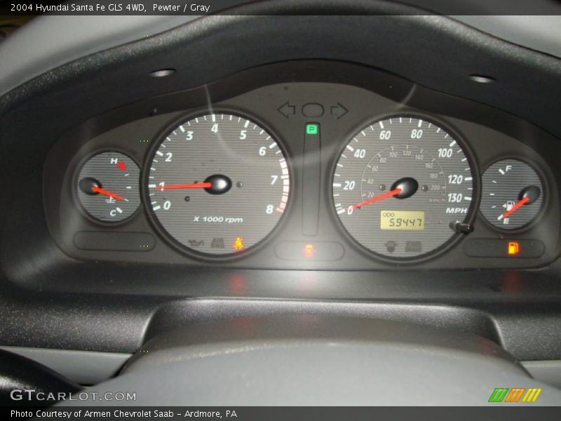 Pewter / Gray 2004 Hyundai Santa Fe GLS 4WD