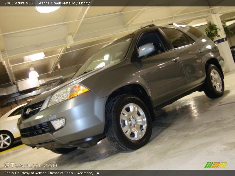 Granite Green Metallic / Ebony 2001 Acura MDX