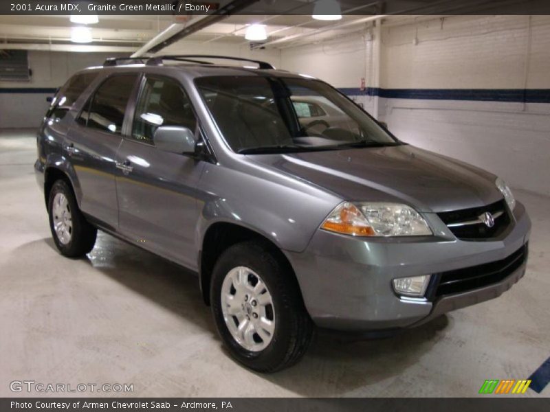 Granite Green Metallic / Ebony 2001 Acura MDX