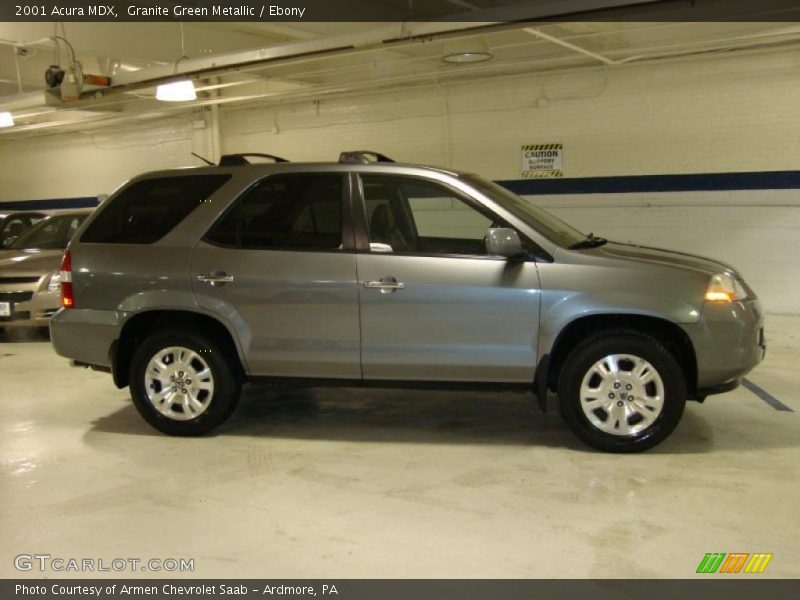 Granite Green Metallic / Ebony 2001 Acura MDX