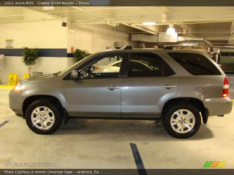 Granite Green Metallic / Ebony 2001 Acura MDX