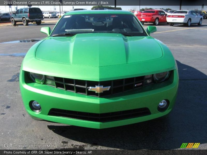 Synergy Green Metallic / Black 2011 Chevrolet Camaro LT/RS Coupe