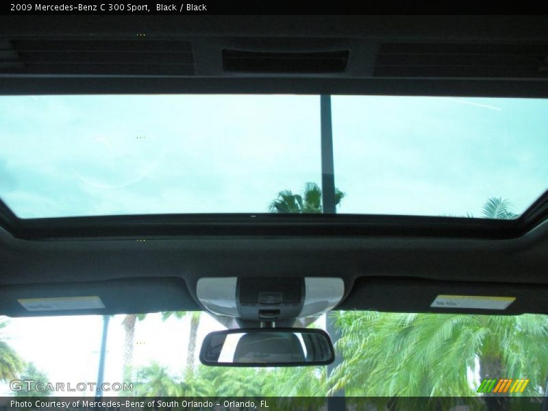Black / Black 2009 Mercedes-Benz C 300 Sport