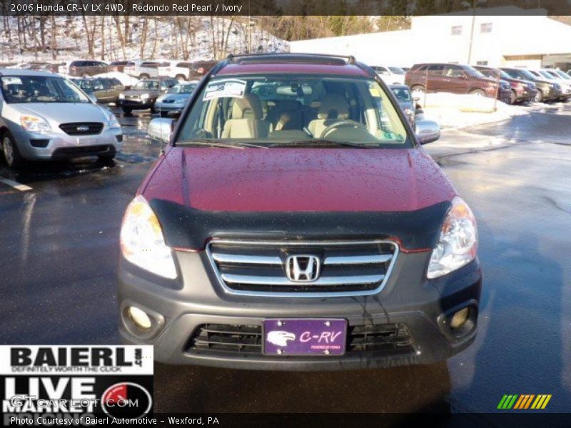 Redondo Red Pearl / Ivory 2006 Honda CR-V LX 4WD