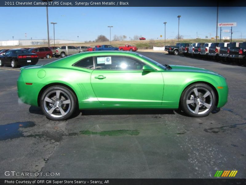 Synergy Green Metallic / Black 2011 Chevrolet Camaro LT/RS Coupe