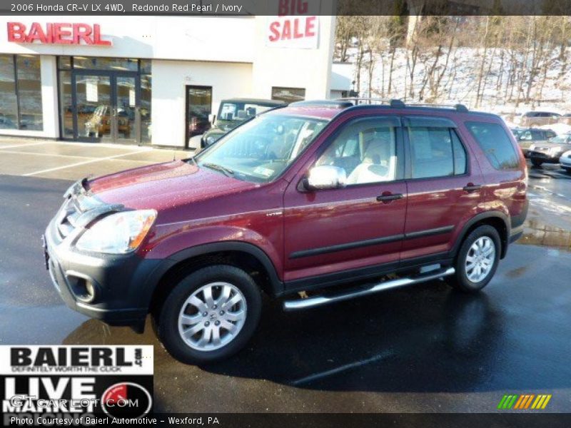 Redondo Red Pearl / Ivory 2006 Honda CR-V LX 4WD