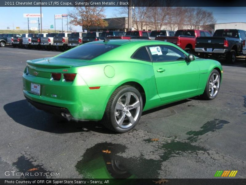 Synergy Green Metallic / Black 2011 Chevrolet Camaro LT/RS Coupe