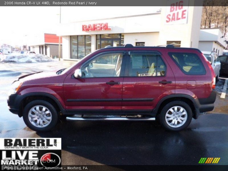 Redondo Red Pearl / Ivory 2006 Honda CR-V LX 4WD