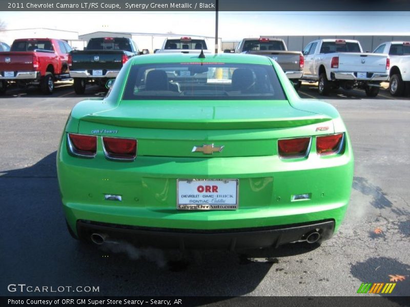 Synergy Green Metallic / Black 2011 Chevrolet Camaro LT/RS Coupe