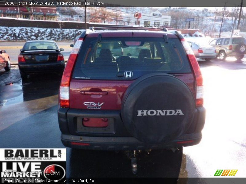 Redondo Red Pearl / Ivory 2006 Honda CR-V LX 4WD