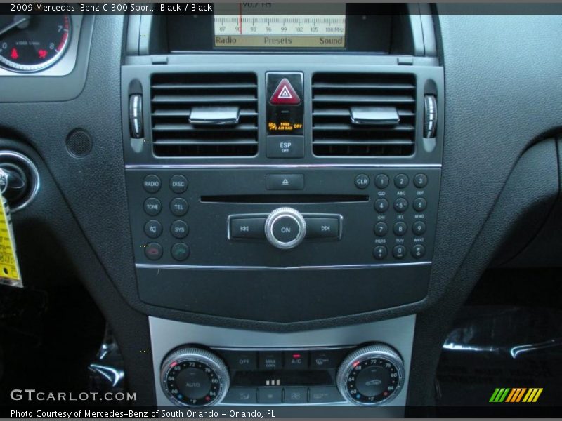 Black / Black 2009 Mercedes-Benz C 300 Sport