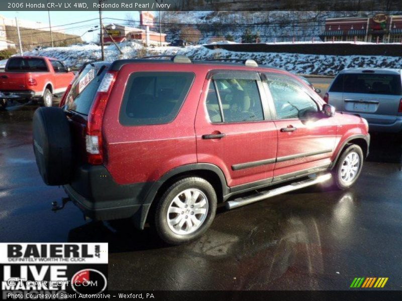 Redondo Red Pearl / Ivory 2006 Honda CR-V LX 4WD