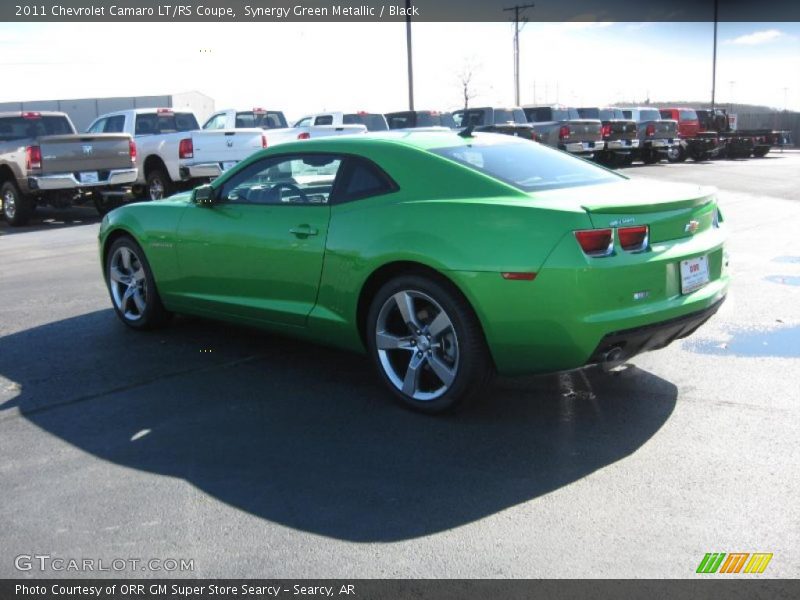 Synergy Green Metallic / Black 2011 Chevrolet Camaro LT/RS Coupe