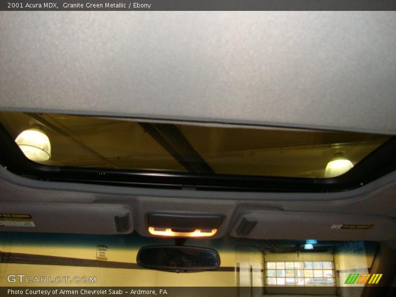 Granite Green Metallic / Ebony 2001 Acura MDX