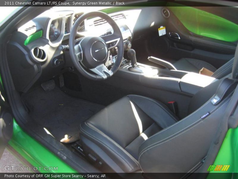 Synergy Green Metallic / Black 2011 Chevrolet Camaro LT/RS Coupe