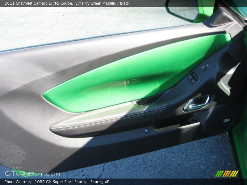 Synergy Green Metallic / Black 2011 Chevrolet Camaro LT/RS Coupe