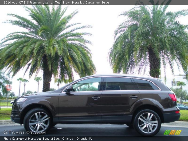  2010 Q7 3.6 Premium quattro Teak Brown Metallic