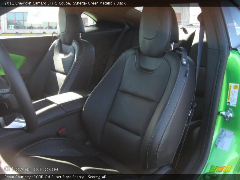 Synergy Green Metallic / Black 2011 Chevrolet Camaro LT/RS Coupe